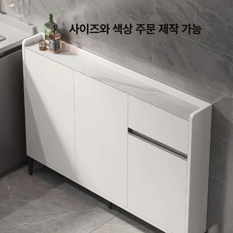 정리함 다용도실수납 도어형 베란다 캐비닛 수납정리장 틈새장 도어장 얇은수납장 - 상세 이미지 2
