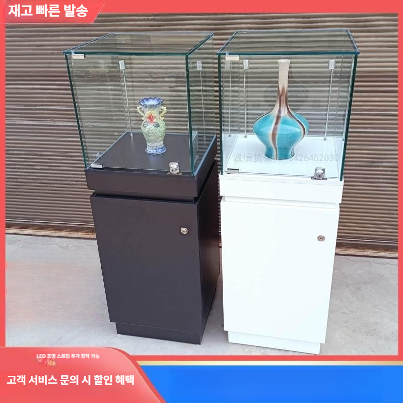 박물관 진열장 유리 문화재 전시회 전시케이스 쇼케이스 캐비닛 보관함 조명 장식장 - 상세 이미지 2