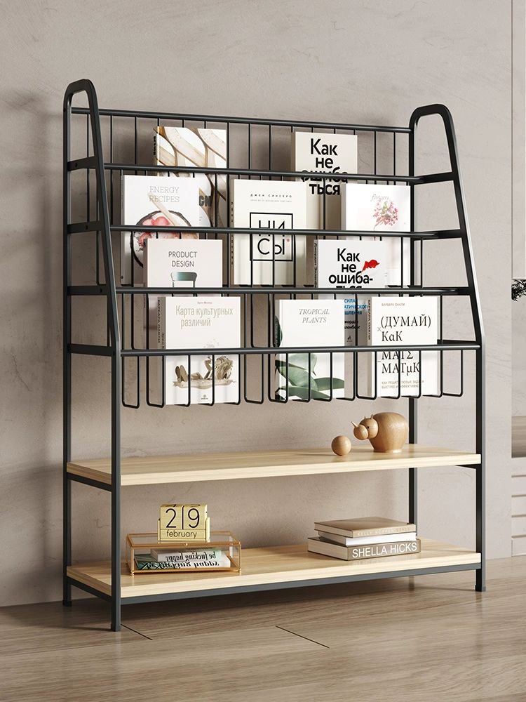 철제 매거진랙 책 전시대 리플렛 가판대 팜플렛꽂이 잡지진열대 신문꽂이 잡지거치대 - 상세 이미지 3