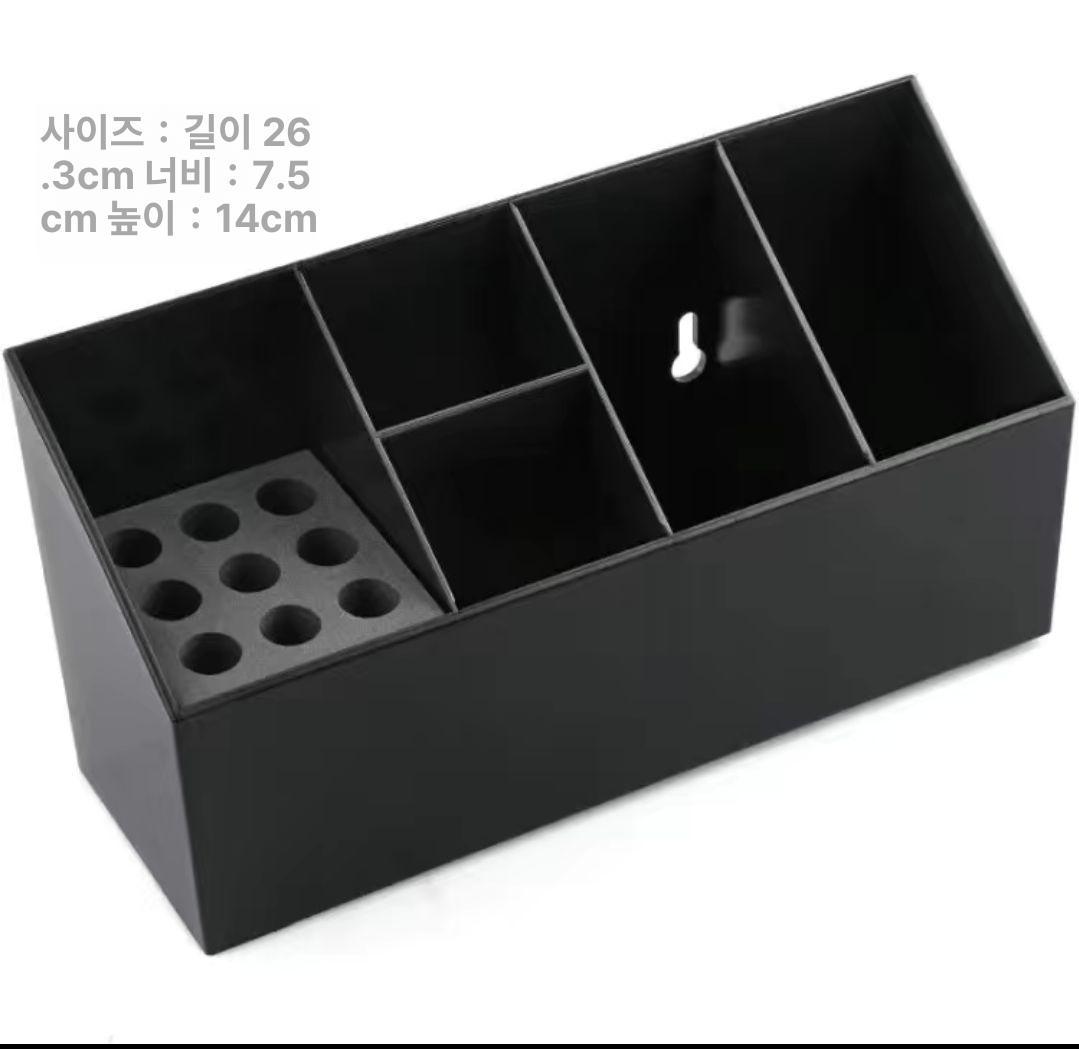 헤어용품 거치대 머리빗 가위 정리함 욕실 화장실 수납 선반 꽂이 - 상세 이미지 4
