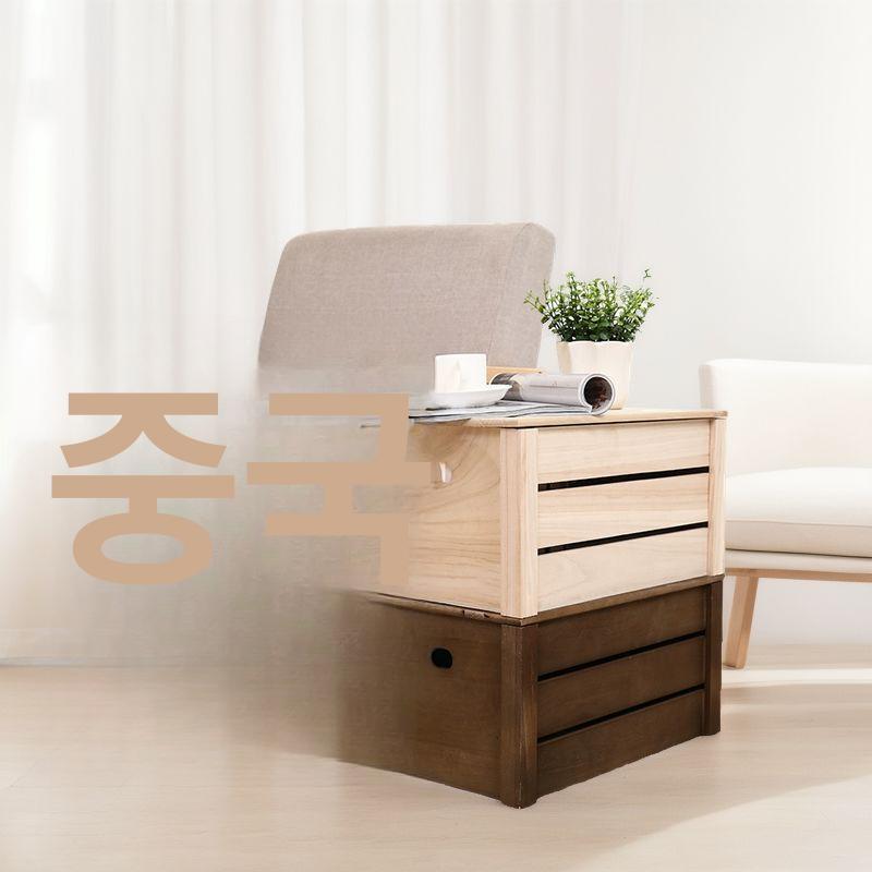 원목 사과 박스 소품 정리 수납 빈티지 장식 보관 수집품 케이스 보물상자 선반 - 상세 이미지 2