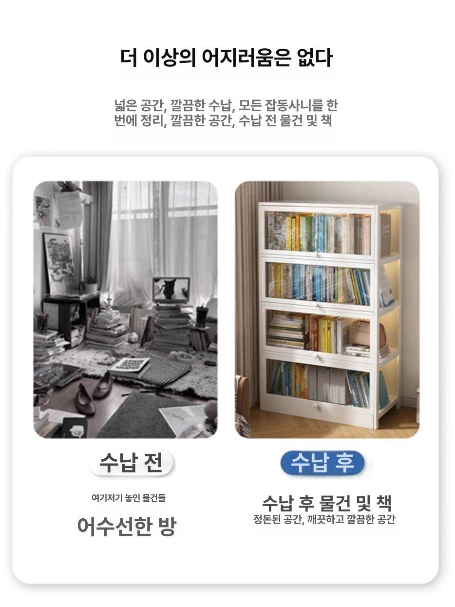 투명 피규어 진열장 아크릴 수납 케이스 서랍식 디스플레이 굿즈 보관함 - 상세 이미지 4