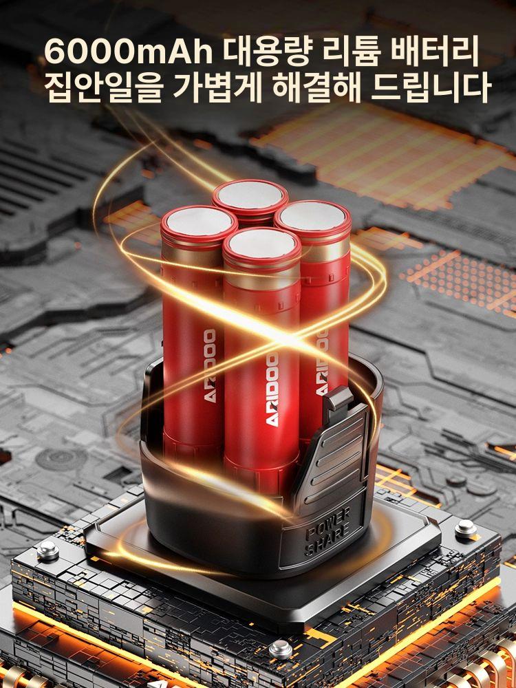 미니 충전식 앵글 그라인더 금속 절단 연마 무선 휴대용 전동 공구 도구 - 상세 이미지 5