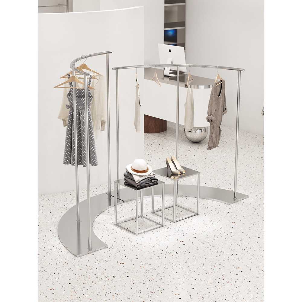 의류매장 행거 진열대 철제 옷가게 스탠드 옷걸이 봉 150x120cm - 상세 이미지 4