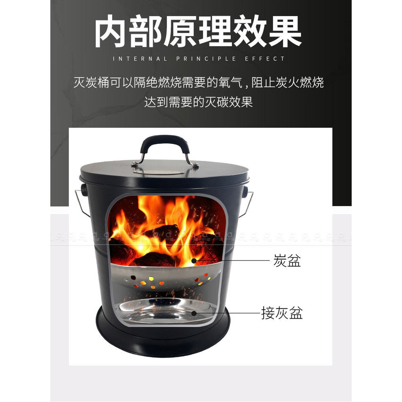 벽난로 팬션 연통 숯불통 화목난로 살탄통 스트레칭 신상 - 상세 이미지 2