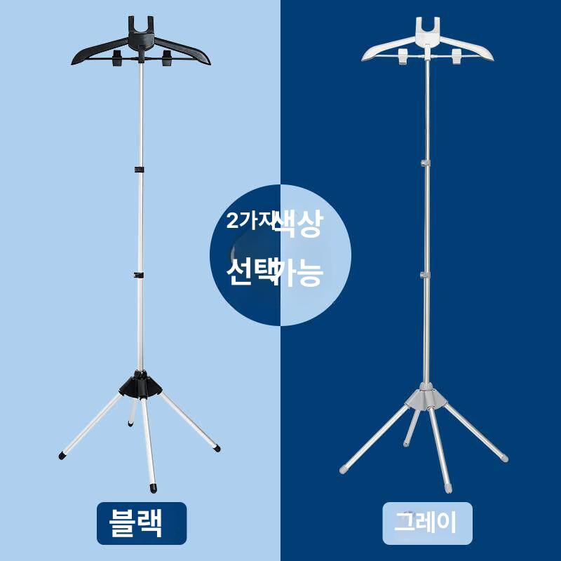 높이조절 접이식 스탠드 옷걸이 탈착 핸드백 걸이 원목 대형 코트 선반 벽면 거치대 - 상세 이미지 3