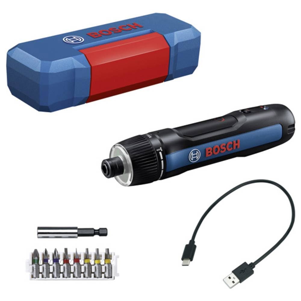 보쉬 프로페셔널 드라이버 GO 3 (8개 비트 세트, 홀더, USB-C 케이블, 미니 케이스 포함) - 상품 이미지