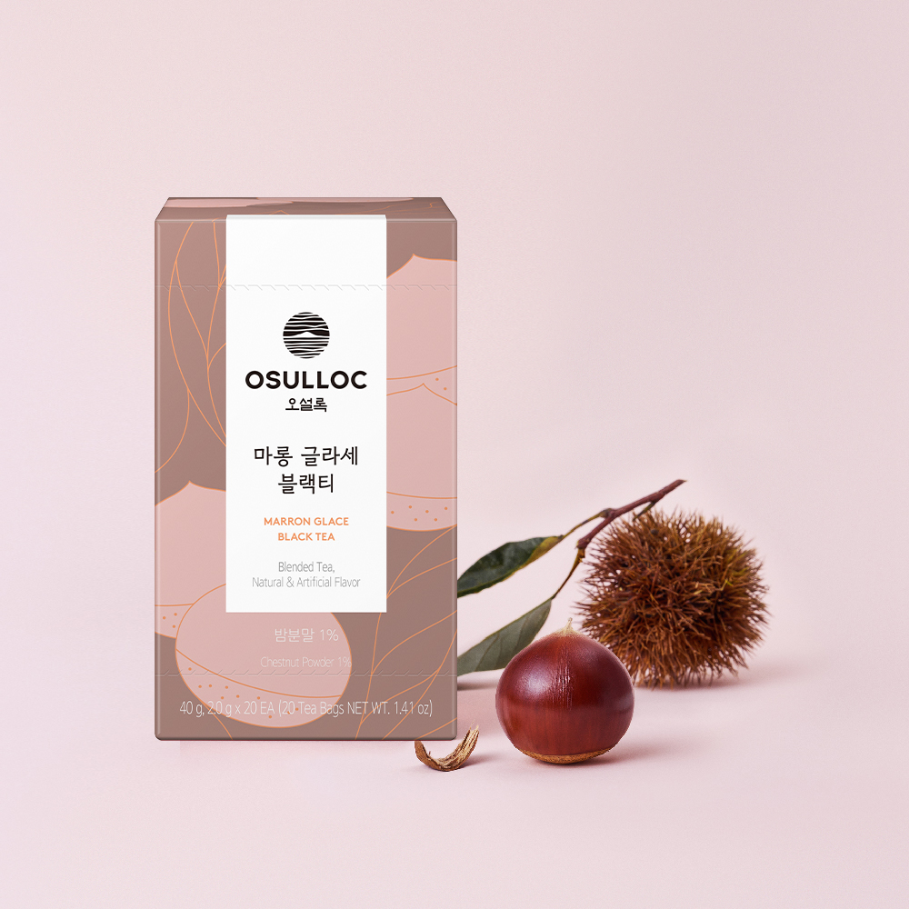 [본사직영] 오설록 마롱 글라세 블랙티 20입 티백 이미지