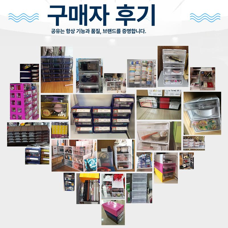조립식부품상자 볼트함 산업용 자재통 부품 분류함 서랍식 진열함 정리대 - 상세 이미지 5