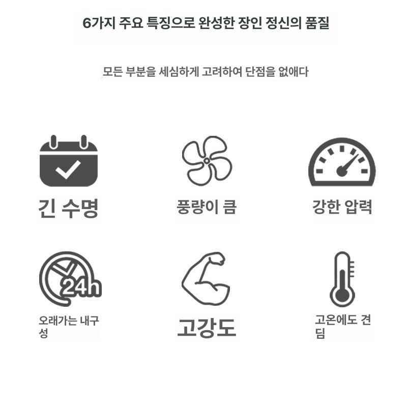 고출력 공업용송풍기 원형 덕트 배기팬 산업용 닥트팬 공업용환풍기 냉각팬 흡입 - 상세 이미지 4