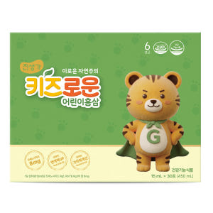 진생가 키즈로운 어린이홍삼 15ml 30포 맛있게 먹은 솔직 후기 - 상품 이미지 2