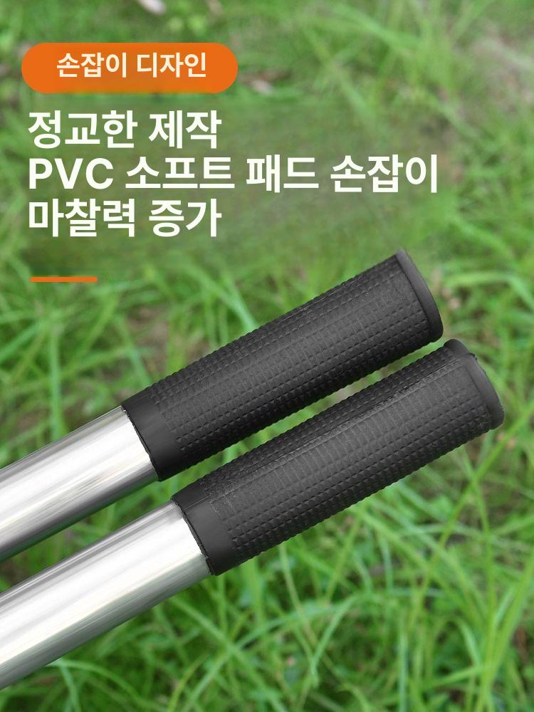 스텐 삽 흙파기 끊다 도구 잡초 괭이 농기구 가드닝 분갈이 호미 배수로 재배 땅파기 대형 - 상세 이미지 4