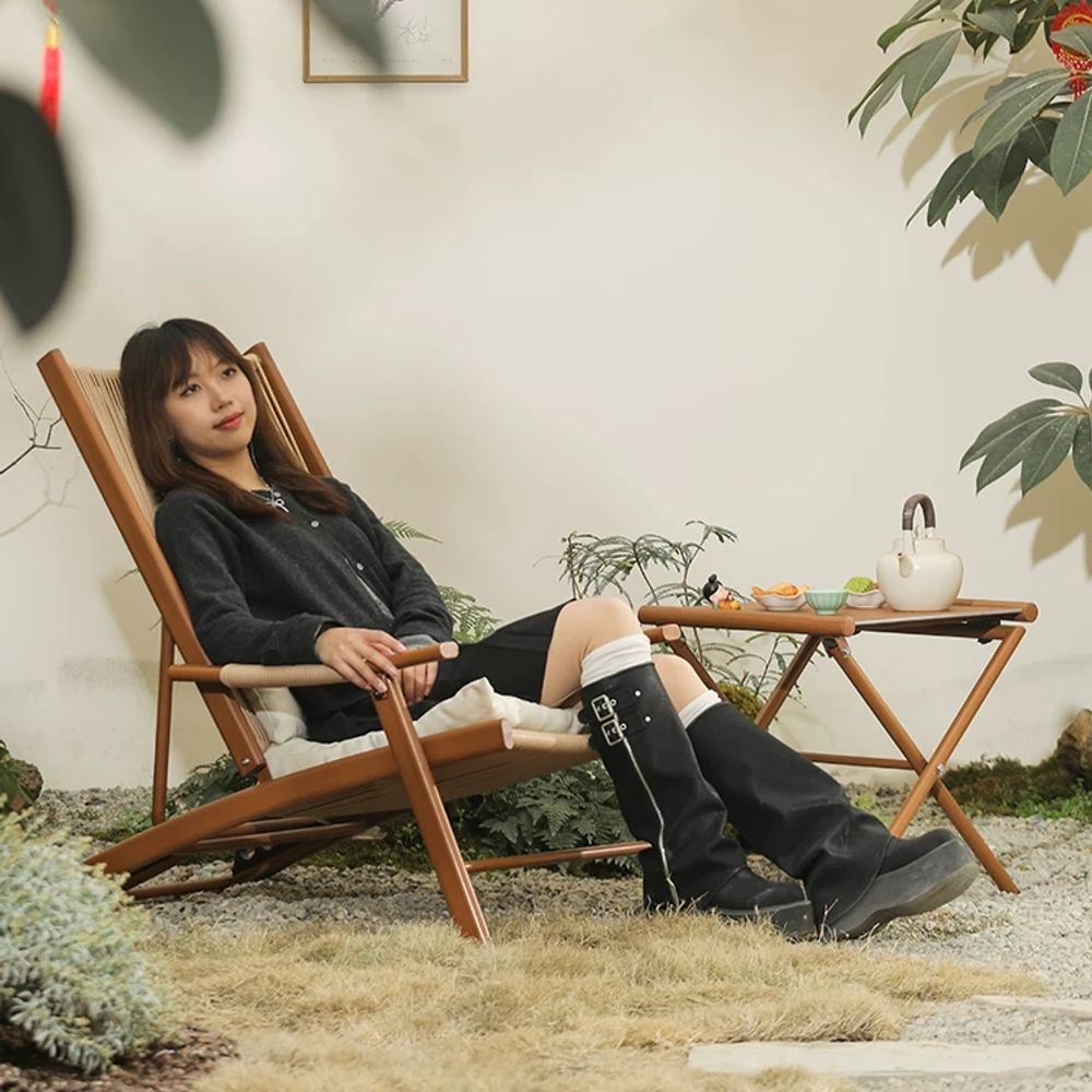 비치체어 선베드 리조트 리클라이너 썬베드 비치의자 조절 썬배드 일광욕 안락 - 상세 이미지 3