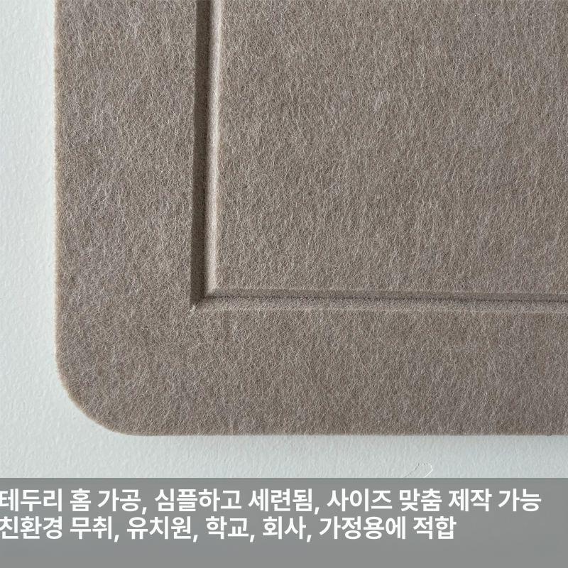 펠트 메모판 벽면 부착식 자석 보드 교실 학용품 날짜 스케줄 인테리어 꾸미기 - 상세 이미지 3