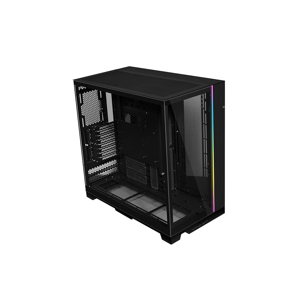 Lian Li Dynamic EVO XL - ARGB 유리 양면 강화 280mm 조명 섀시 패널 케이블 관리 라디에이터 E-ATX 최대 420mm 전면 3X 마더보드 스트립 (O1 - 상세 이미지 3