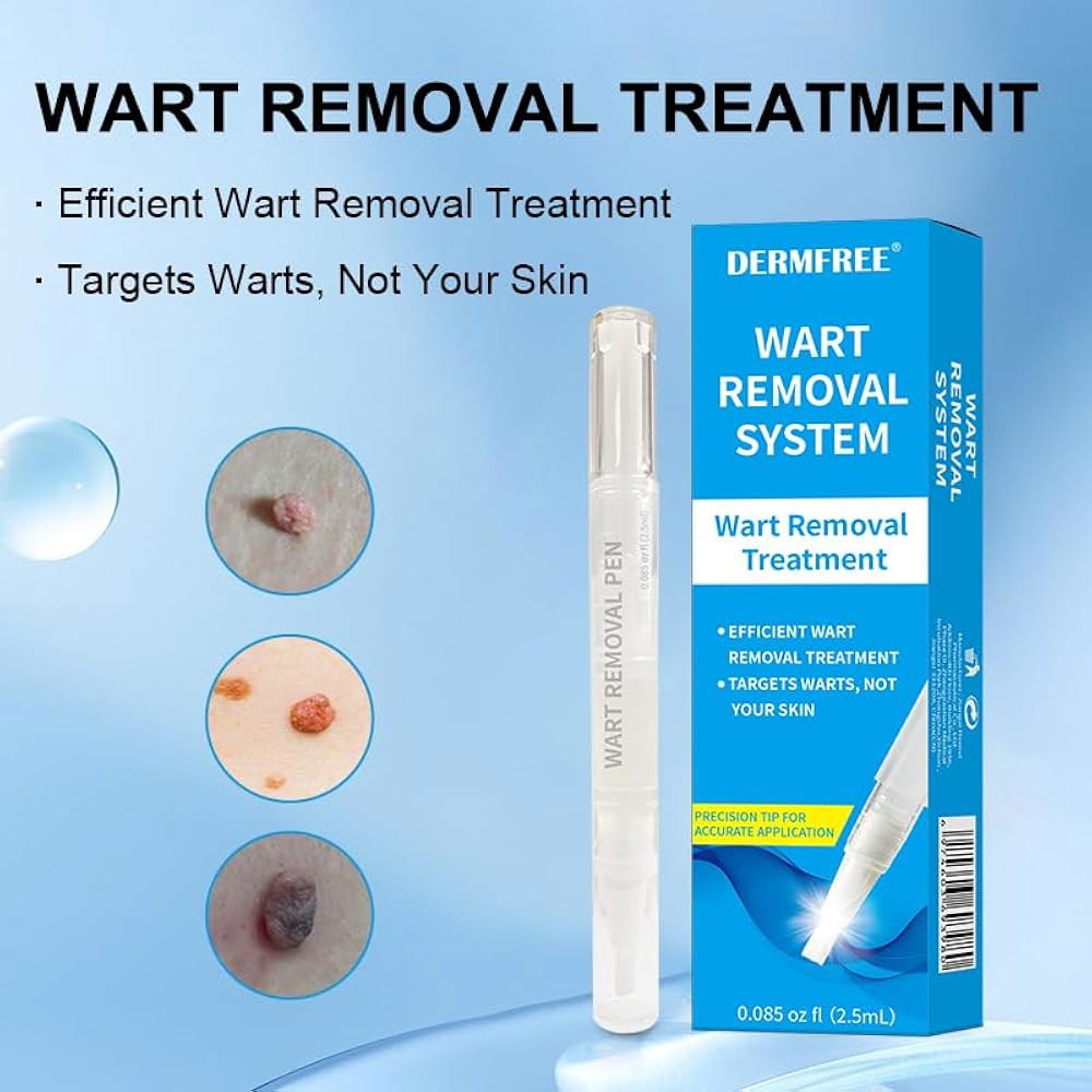 DERMFREE 사마귀 제거제 최대 강도 - 살리실산 17 , 속효성, 동결 제거, 일반 사마귀, 발바닥 플랫 대부분의 신체 NDC 코드 85248-118-01 - 상세 이미지 2