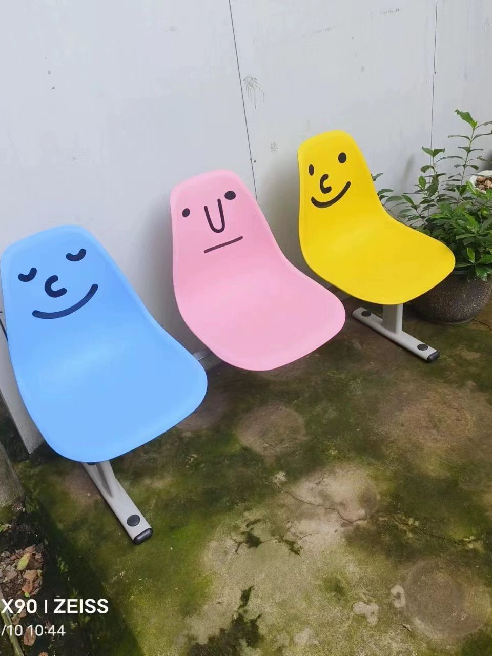 4인용 철제 야외의자 야외용 정원 피크닉 공원 - 상세 이미지 3