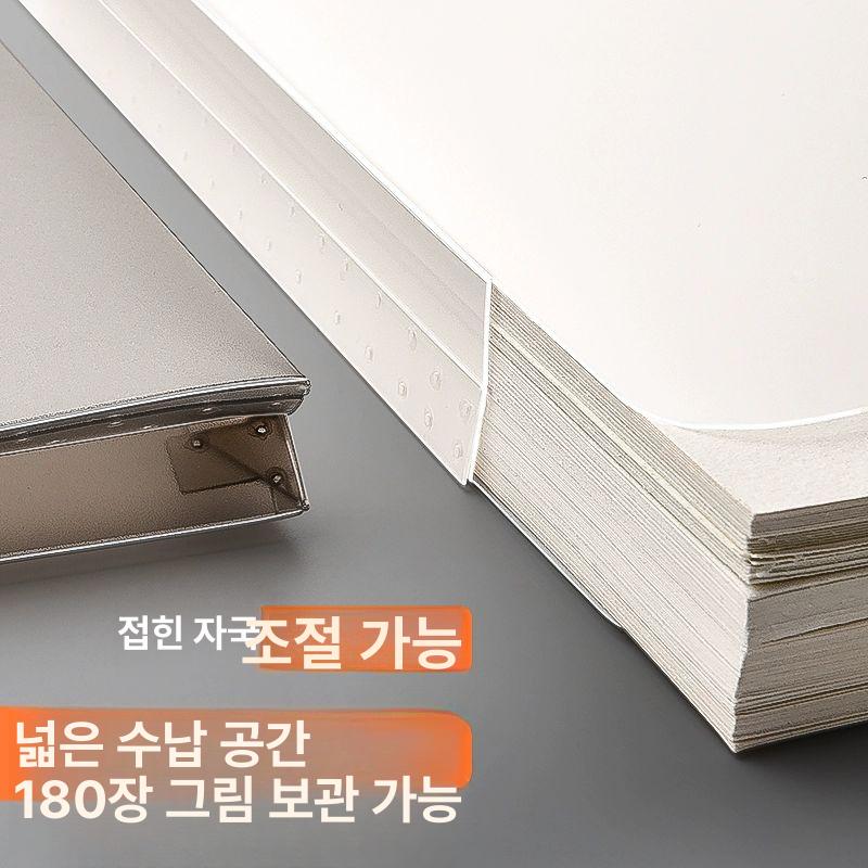 화방 수납함 그림가방 포트폴리오백 화구가방 도화지보관 미술가방 - 상세 이미지 4