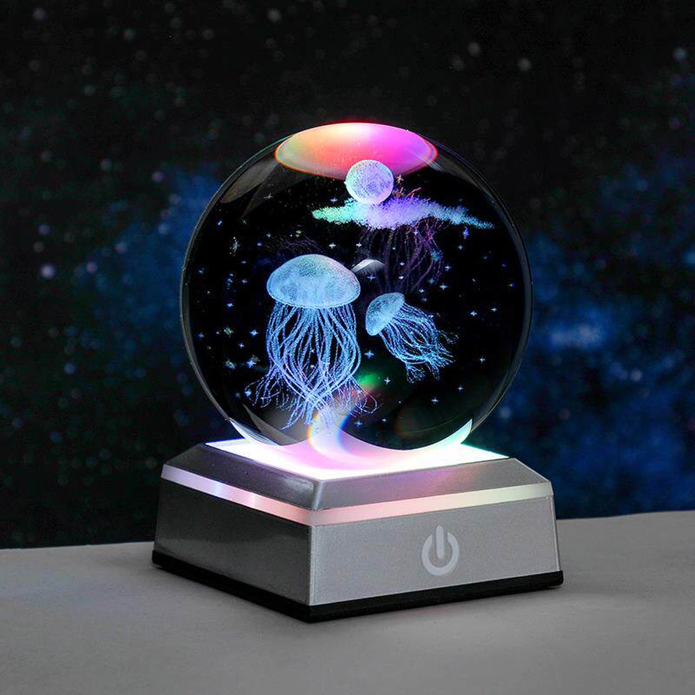 무드등 LED 은하수 STAR 별자리 침실 감성캠핑 거실등 미니 6cm 6cm 볼스타워크 실버플라스틱베이스 - 상품 이미지
