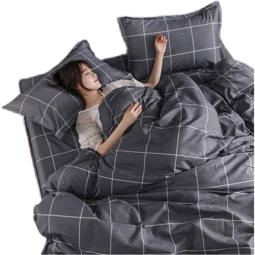 스타일 더블 침대 A 0m 현대적인 스탠드 5x2 컨트리 1m 등받이 북유럽 무드 1 150x200cm 이불세트 - 상품 이미지