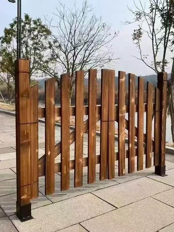 원목 대문 울타리 양문 게이트 정원 전원주택 방부목 펜션 나무 야외 - 상세 이미지 3