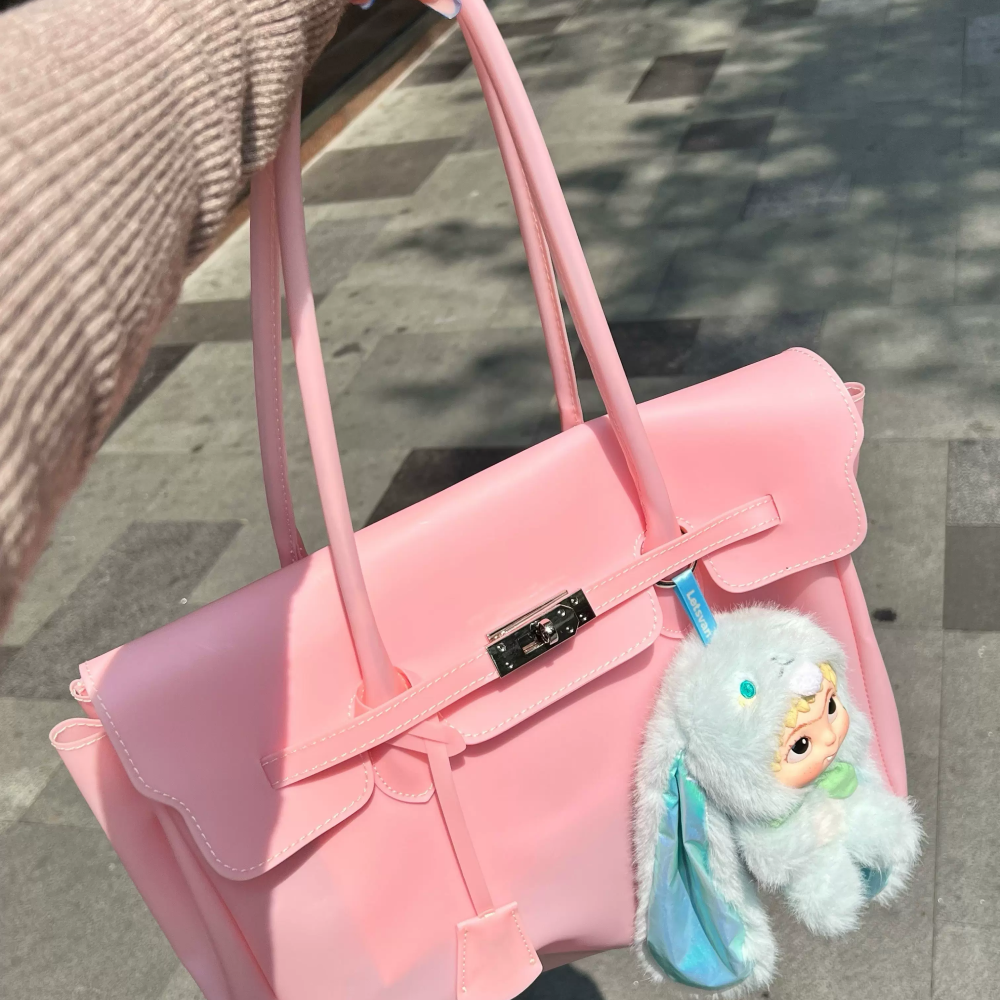 젤리백 Y2K 버킨 라지 여름 숄더백 17color 키키 백 pvc 투명 방수 - 상세 이미지 4