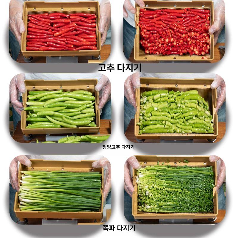채소 슬라이서 감자 양파 오이 절단기 주방용 다목적 수동 야채 칼 도구 - 상세 이미지 3