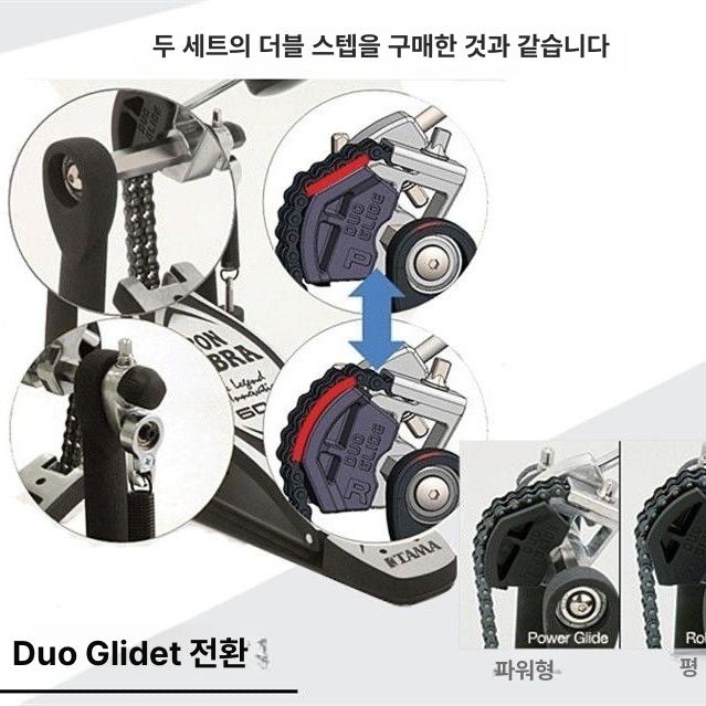 일렉트릭 드럼 페달 체인 방식 듀얼 킥 풋 페달 밴드용 악기 액세서리 - 상세 이미지 2
