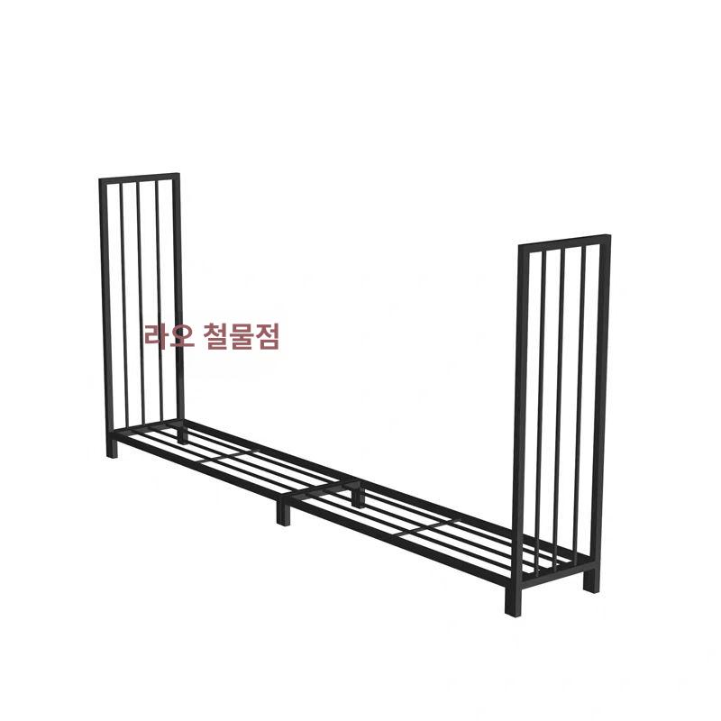 대형 나무 장작거치대 보관대 받침대 목재 정리대 홀더 장작보관함 캠핑용 보관랙 - 상세 이미지 4