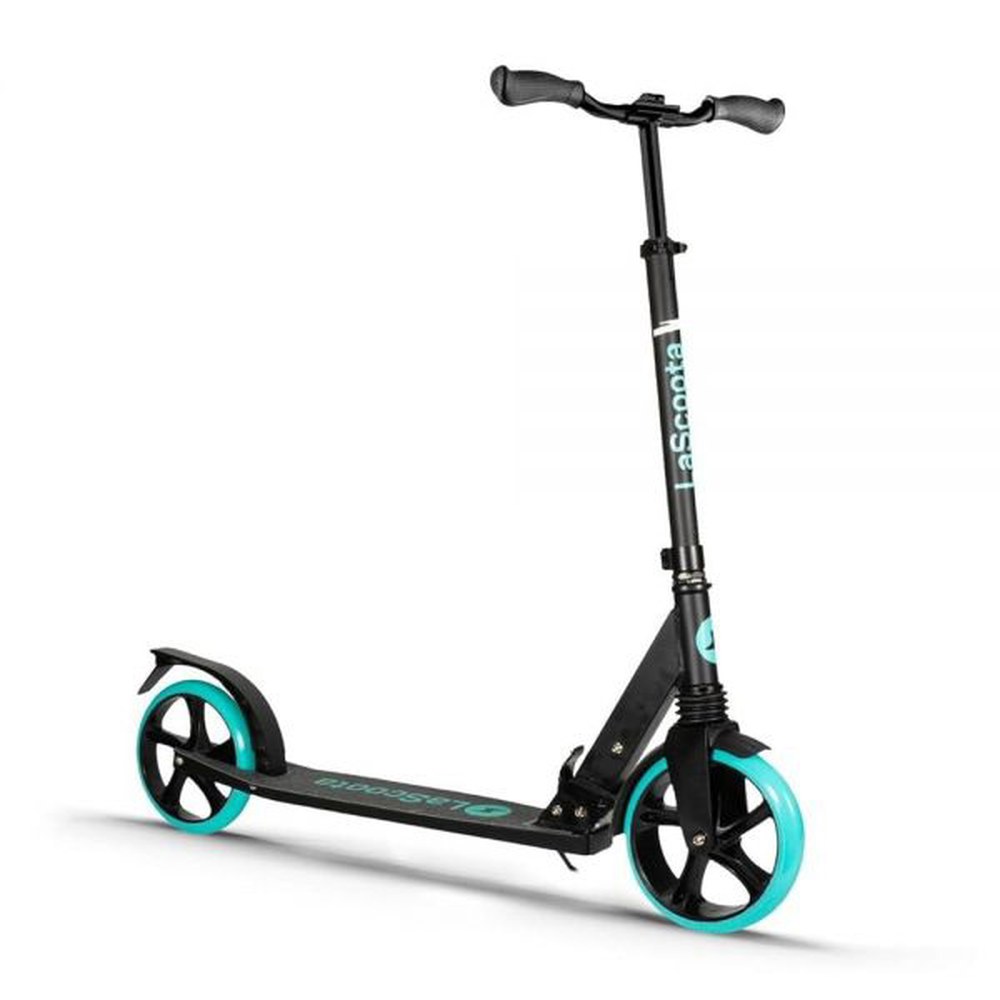 Lascoota 스쿠터 8세 Scooter 위한 이상용 성인 서스펜션 바퀴 아마존 주니어 루비 그린 더블 브레이크 더블 폴딩 - 상품 이미지