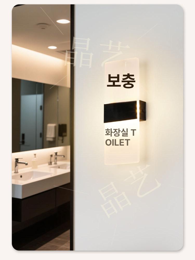 업소용 남 화장실 안내 카페 표지판 표시등 업소 가로형 상가 사인 남녀 호텔 팻말 세로형 - 상세 이미지 2