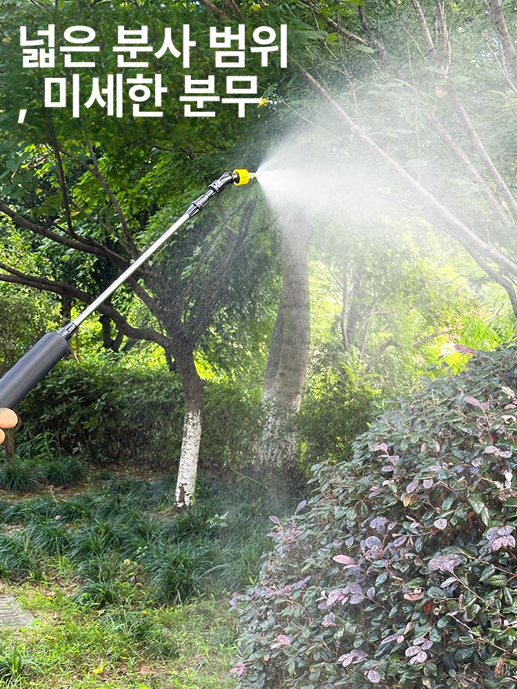 충전식 전동 분무기 살포기 고압 농업용 살균 대용량 동력 압축 폼 - 상세 이미지 3