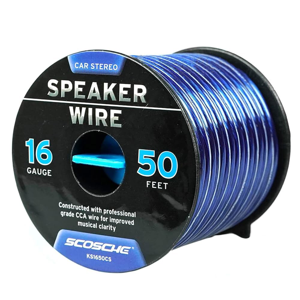 스코쉬 KS1650CS 16 게이지 CCA 카 스테레오 스피커 와이어 - 50피트 스풀 14 Gauge 50 Feet - 상세 이미지 3