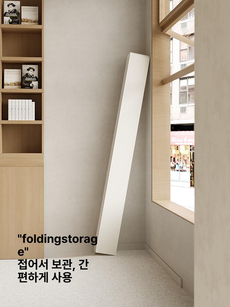 경량가벽 무타공종이파티션 아코디언 방수 가림막 스크린 사무실 칸막이 공간 분리 - 상세 이미지 4