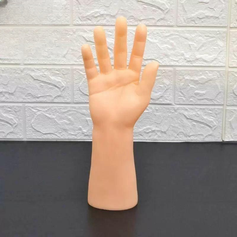 남성 팔 마네킹 왼쪽 손 액세서리 디스플레이 스탠드 반지 팔찌 주얼리 모델 - 상품 이미지