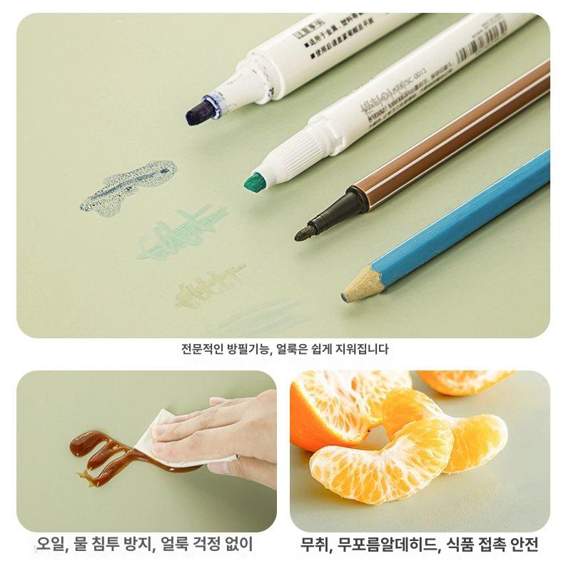 초대형 마우스패드 가죽 방수 미끄럼방지 사무용 게이밍 데스크 보호 넓은 장패드 - 상세 이미지 3