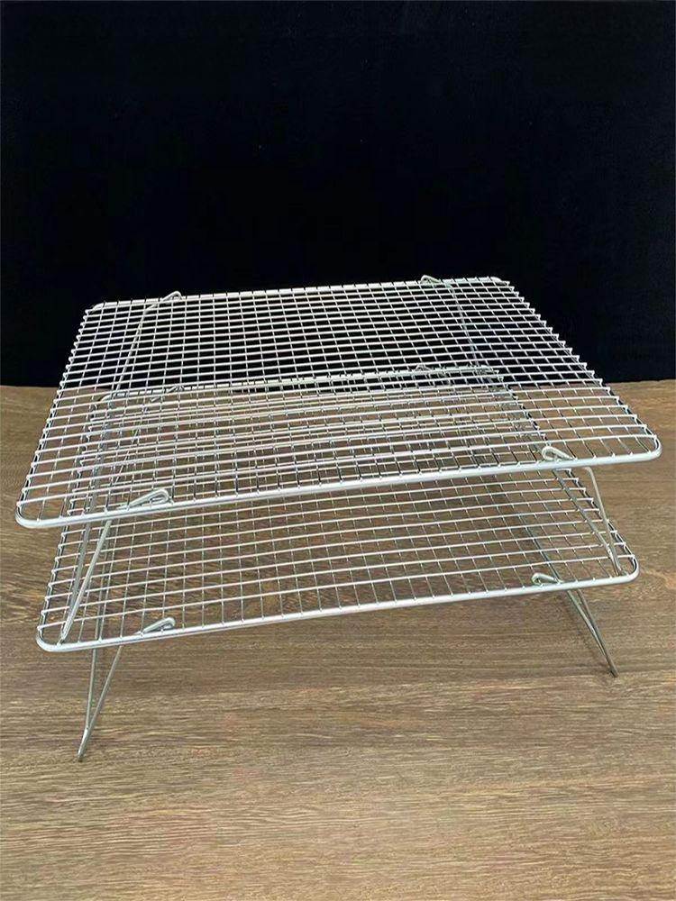 제빵 디저트트레이 스텐 정사각형 베이커리 빵판 업소용 몰드 오븐 논스틱 쿨링랙 - 상품 이미지
