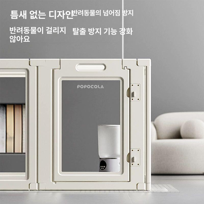 투명 멍타리 높이 강아지울타리 애견호텔장 가드 칸막이 실내 완전 휀스 프리미엄 - 상세 이미지 5