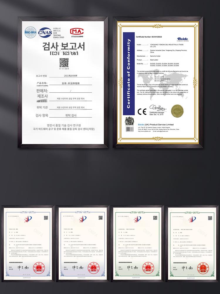 접이식 사다리 알루미늄 작업용 발판 안전 이동식 철제 높이조절 다목적 - 상세 이미지 5