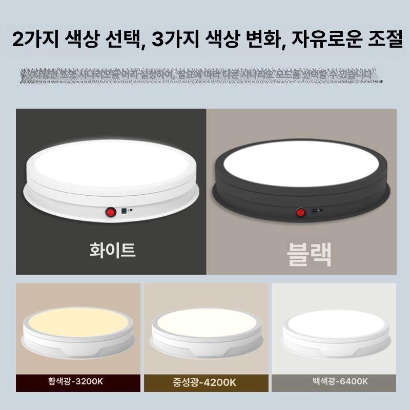 회전 촬영 턴테이블 자동 전시 조명 상품사진 세트 속도조절 스튜디오 - 상세 이미지 2