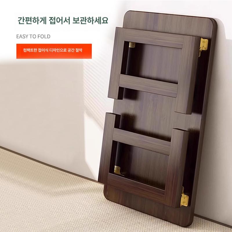 좌식테이블 원목 다도상 거실 소형탁자 전통 미니테이블 좌탁 낮은탁상 나무 인테리어소품 - 상세 이미지 4