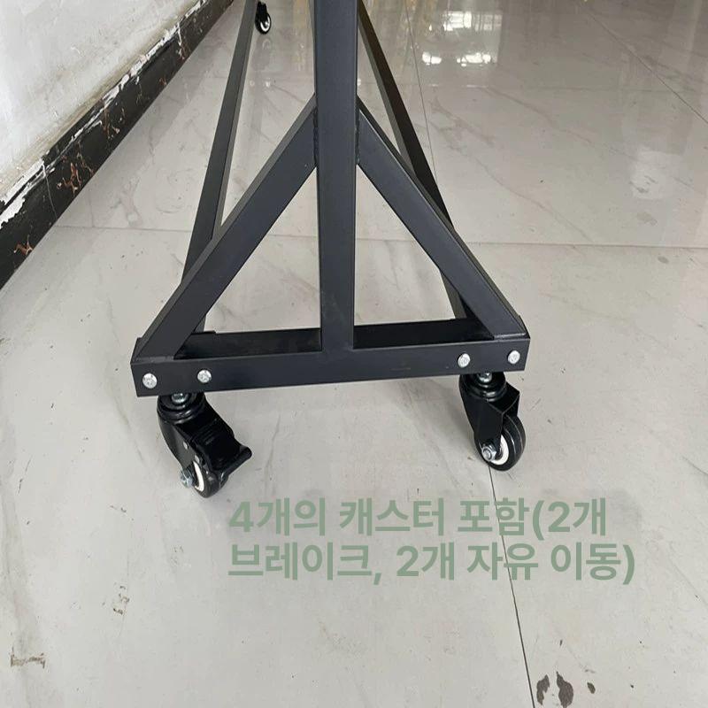 거치대 필름 롤 선반 포장지 디스플레이 공방용 이동식 헹거 정리 - 상세 이미지 4
