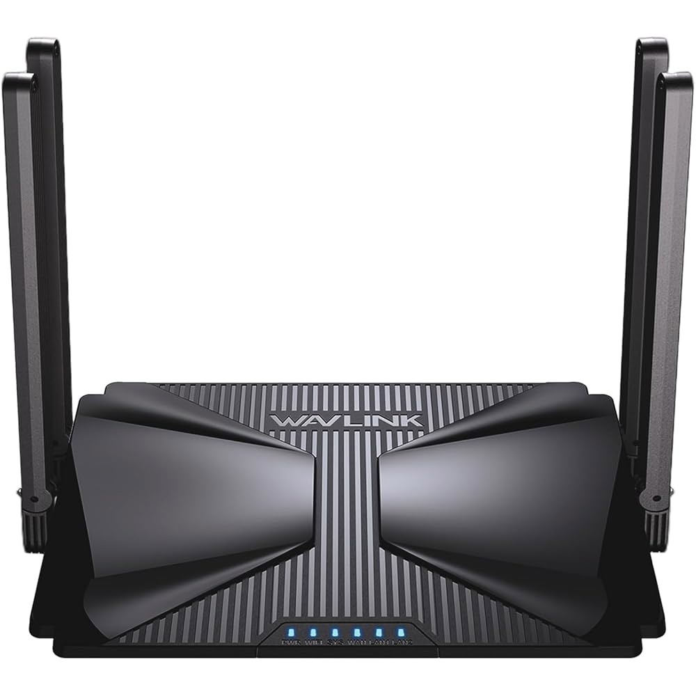 WiFi 6 AX3000 무선 인터넷 고속 스마트 라우터, 5dBi 고이득 안테나, 듀얼 밴드 기가비트 컴퓨터 라우터 메시 지원, 최대 2000 평방 피트 가정용, VPN, 자녀 - 상품 이미지