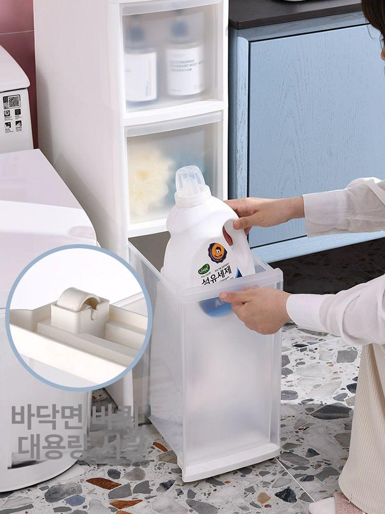 이동식 슬림 냉장고틈새장 다용도 틈새수납장 팬트리장 주방 부엌 펜트리 정리 - 상세 이미지 4