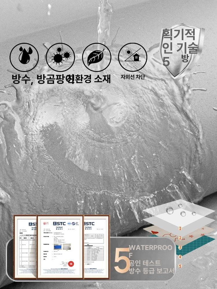 무타공 압축봉 창문 블라인드 욕실 설치 고정 길이조절 강력 커튼봉 다목적 벽부착 - 상세 이미지 3