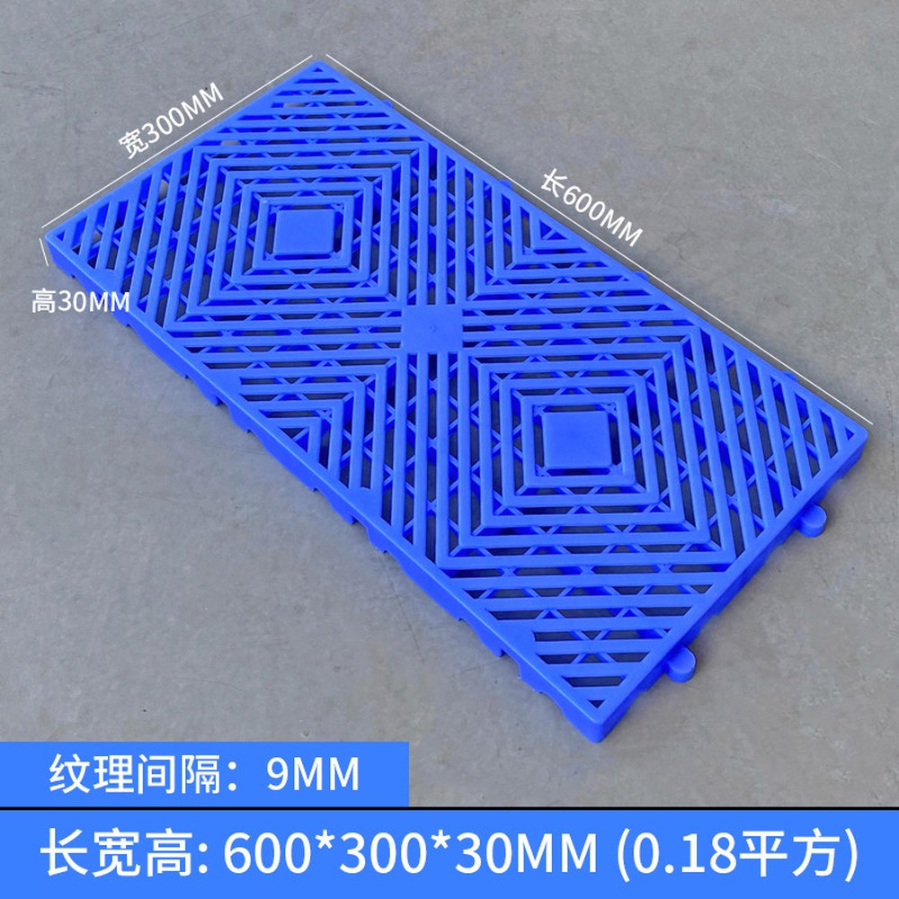 현관 20x20x3cm 바닥 체크를 포세린 접착식 화장실 구멍 셀프시공 온라인 프로 300 300 30MM 블루 - 상세 이미지 2