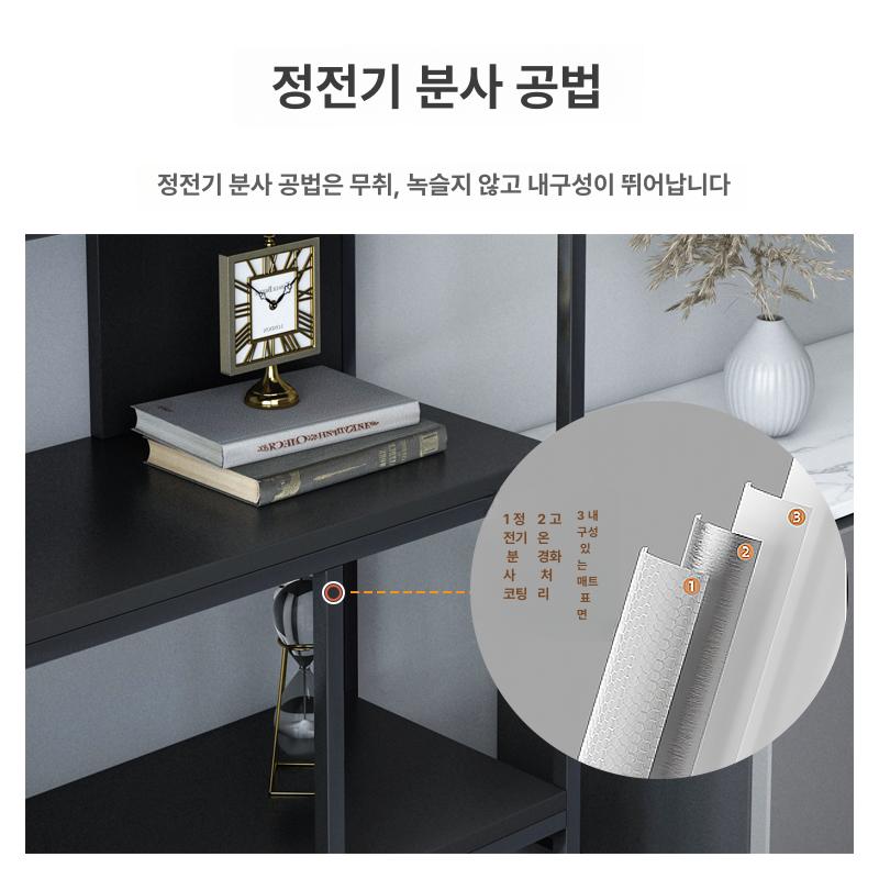 경기장 컬렉션 5단 선반 상장 전시 수납장 앤틱 우드 디스플레이 진열 장식 - 상세 이미지 3