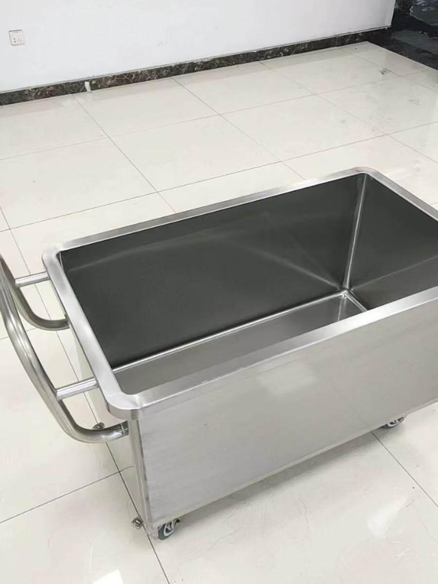 대형 스텐 통 스탠드 식당 회사 탱크 사각 휴게소 보관통 스테인리스 - 상품 이미지