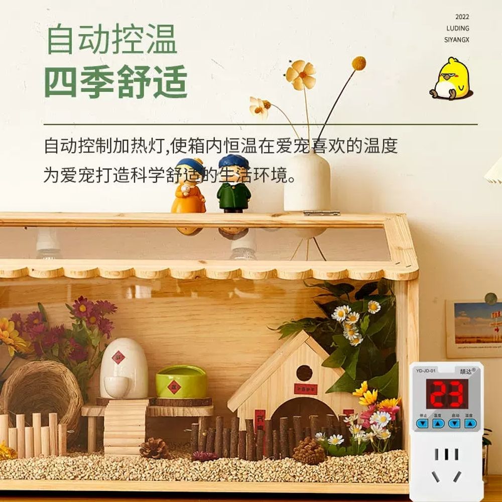 육추기 병아리사육장 나무 조립식 메추리 병아리집 하우스 목조 양계장 야외 닭집 - 상세 이미지 2