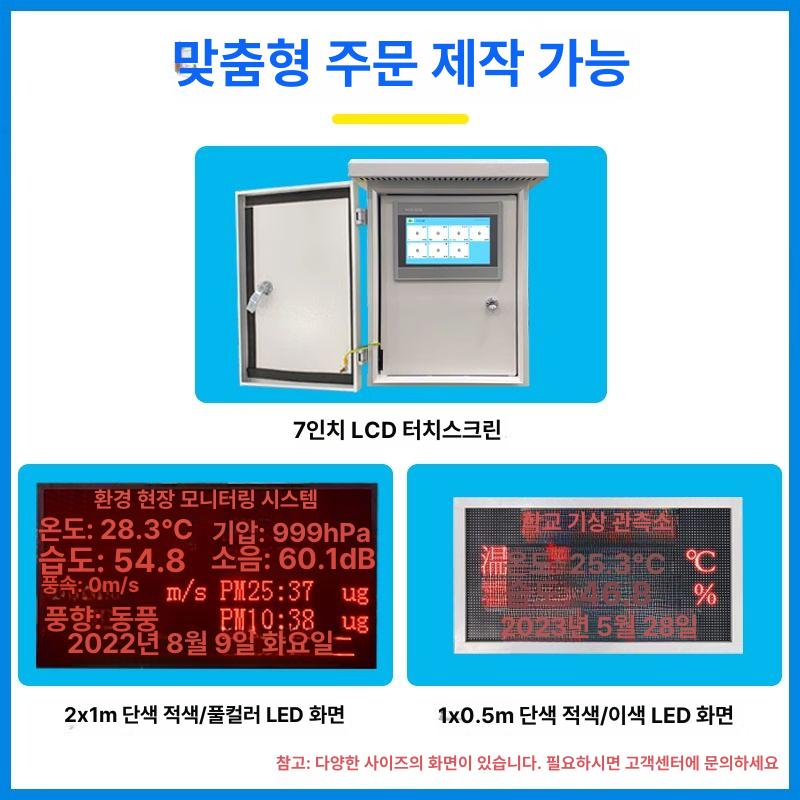 풍향풍속계 측정기 산업용 기류센서 디지털 테스터 풍속 계측 모니터링 송신기 - 상세 이미지 3